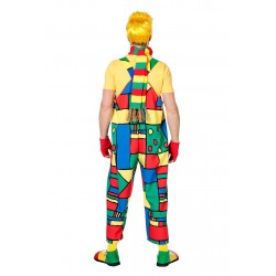 Déguisement Salopette de Clown Homme, Taille 40