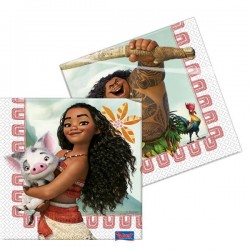 Serviettes en Papier Vaiana - Disney