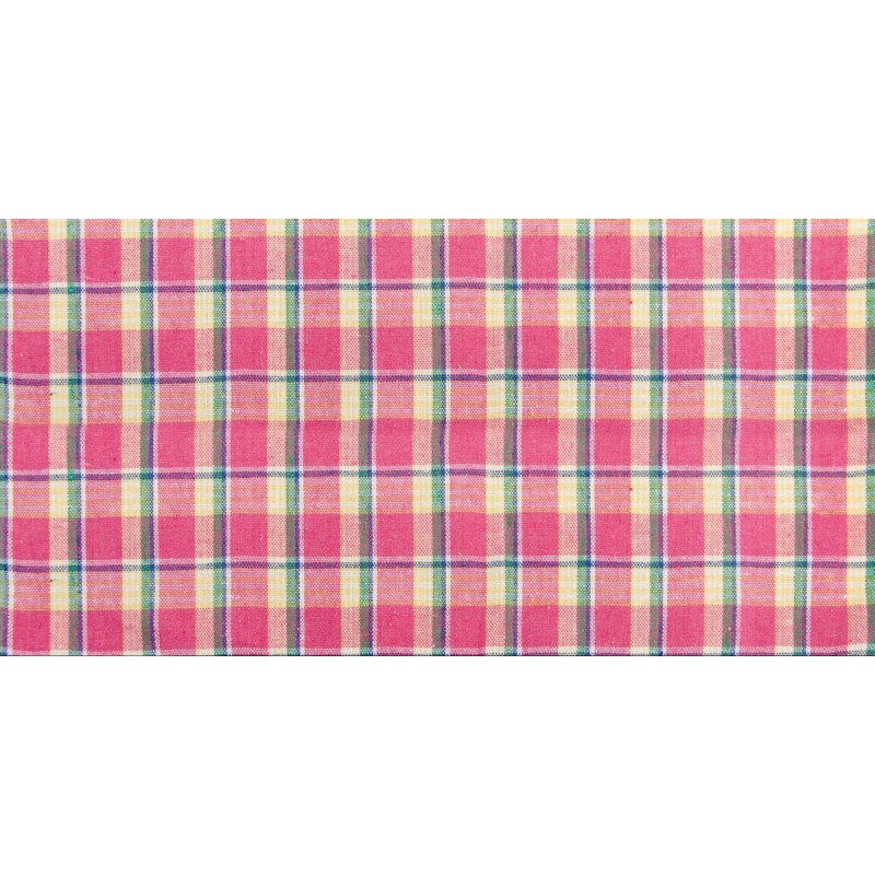 Chemin de Table Madras Rose Fuschia