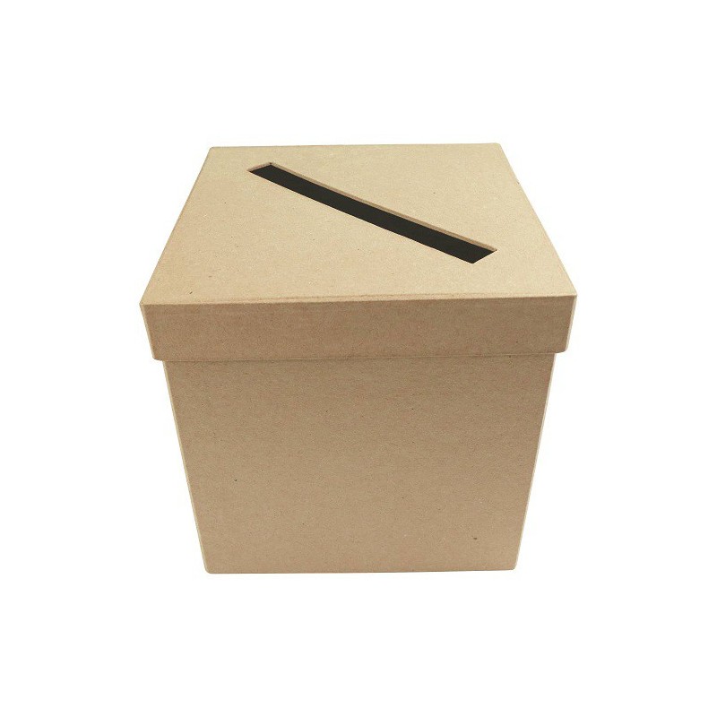 Urne carré à décorer - décopatch