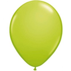 Ballons de Baudruche Opaques Vert Pomme 100 Pièces