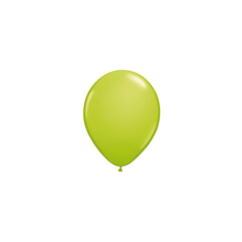 Ballons de Baudruche Opaques Vert Pomme 100 Pièces