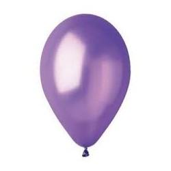 Ballons de Baudruche Métalliques Violet