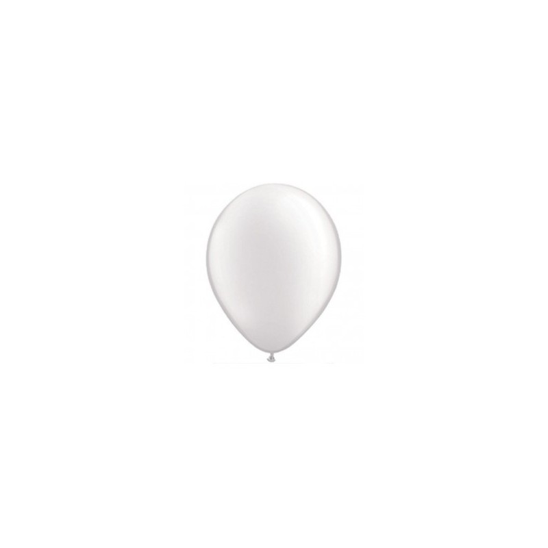 Ballons de Baudruche Perlés Blanc 100 Pièces